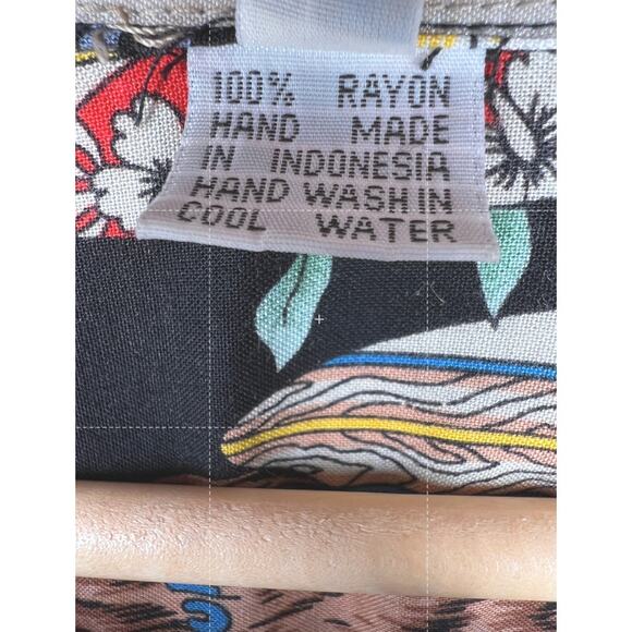 Lot of 3 VINTAGE y2k Hawaiian Shirts L 100% Rayon Button Down Island Tropical - Picture 11 of 13